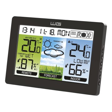 Winner Group - Väderstation med LCD-display och väckarklocka 5xAAA