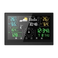 Winner Group - Väderstation med pekskärm och färg-LCD-display, 5V/3xAAA + 6xAA