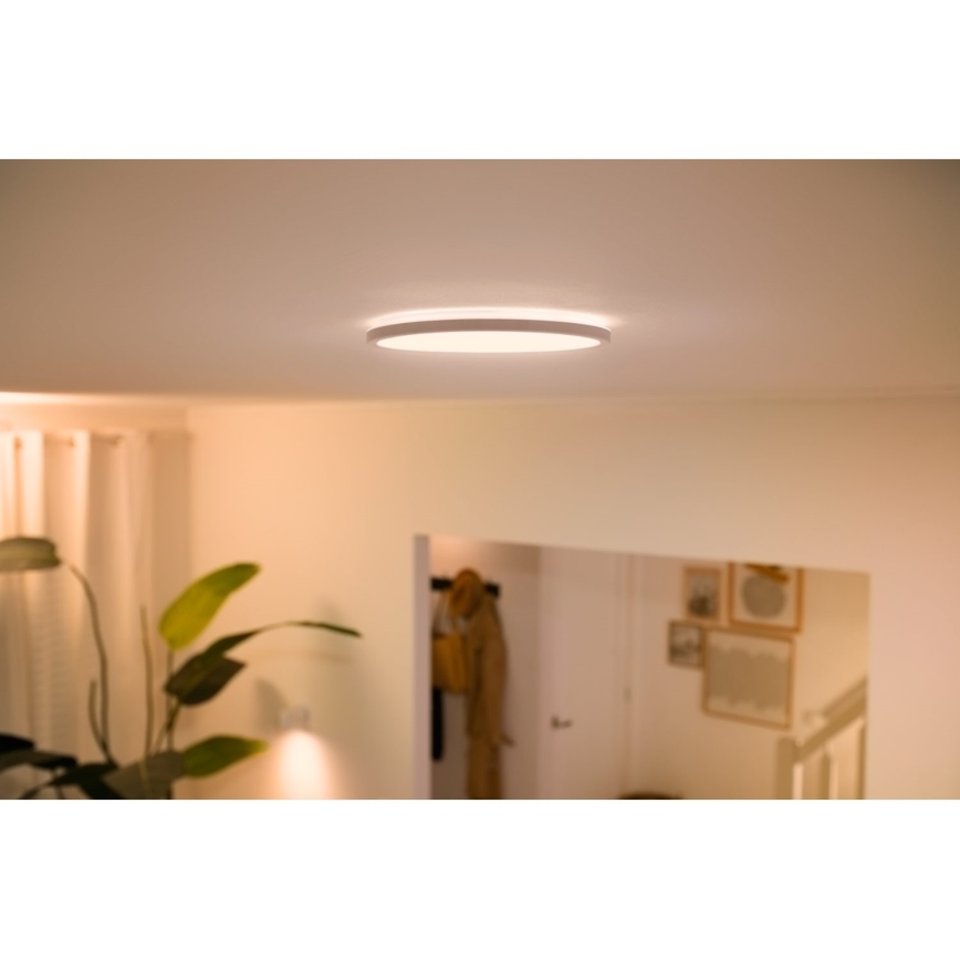 WiZ - LED Dimbar taklampa SUPERSLIM LED/16W/230V 2700-6500K Wi-Fi