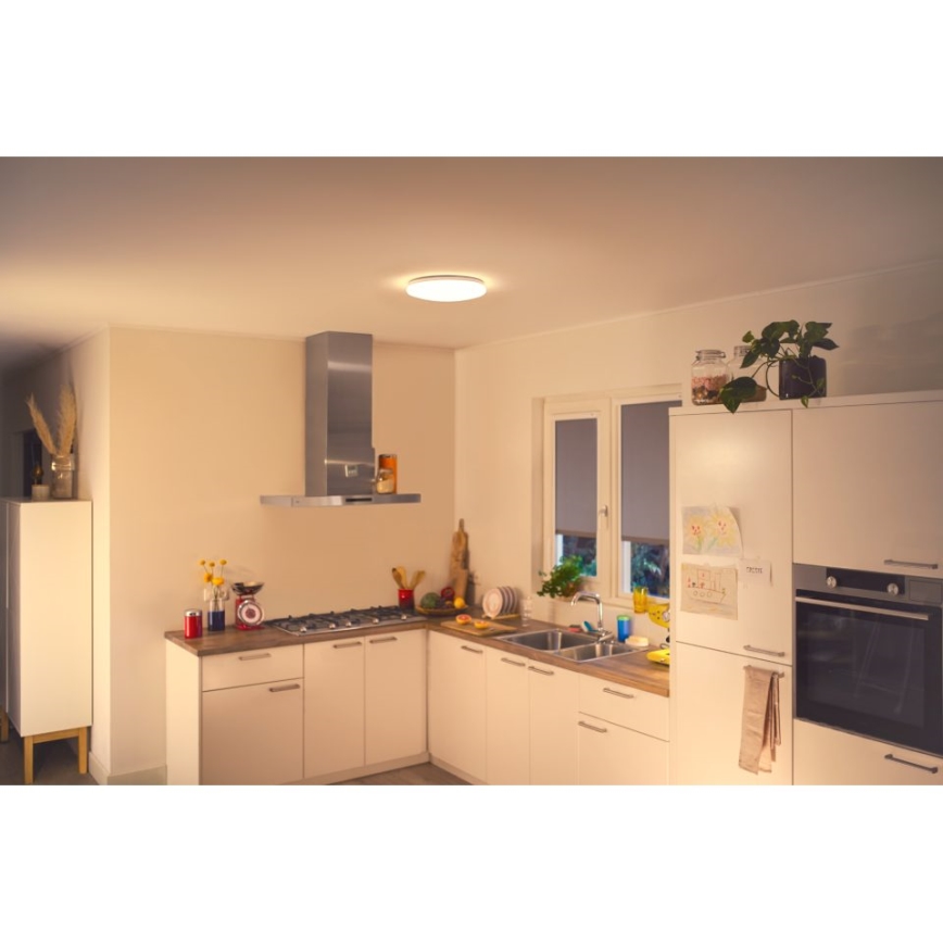 WiZ - LED Dimbar taklampa SUPERSLIM LED/17W/230V 2700K Wi-Fi