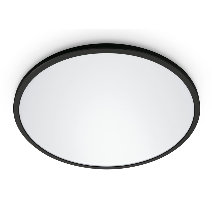 WiZ - LED Dimbar taklampa SUPERSLIM LED/32W/230V 2700-6500K Wi-Fi svart