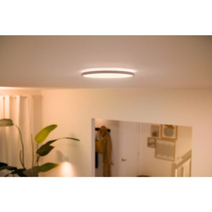 WiZ - LED Dimbar taklampa SUPERSLIM LED/32W/230V vit Wi-Fi