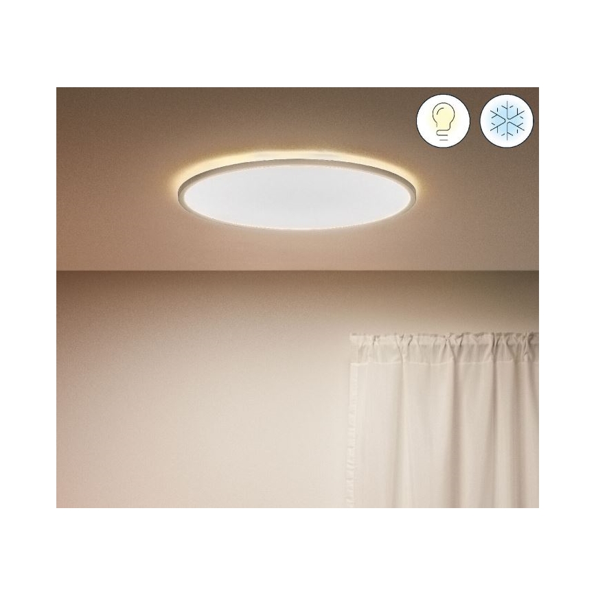 WiZ - LED Dimbar taklampa SUPERSLIM LED/32W/230V vit Wi-Fi