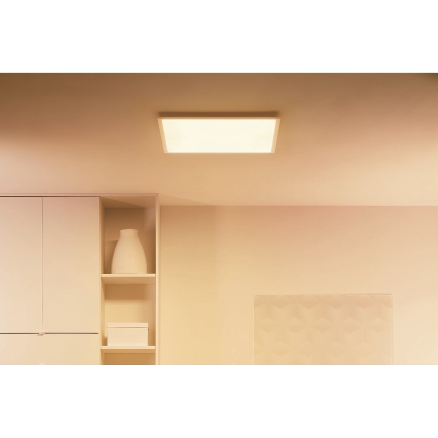 WiZ - LED Dimbar taklampa SUPERSLIM LED/36W/230V 2700-6500K Wi-Fi vit
