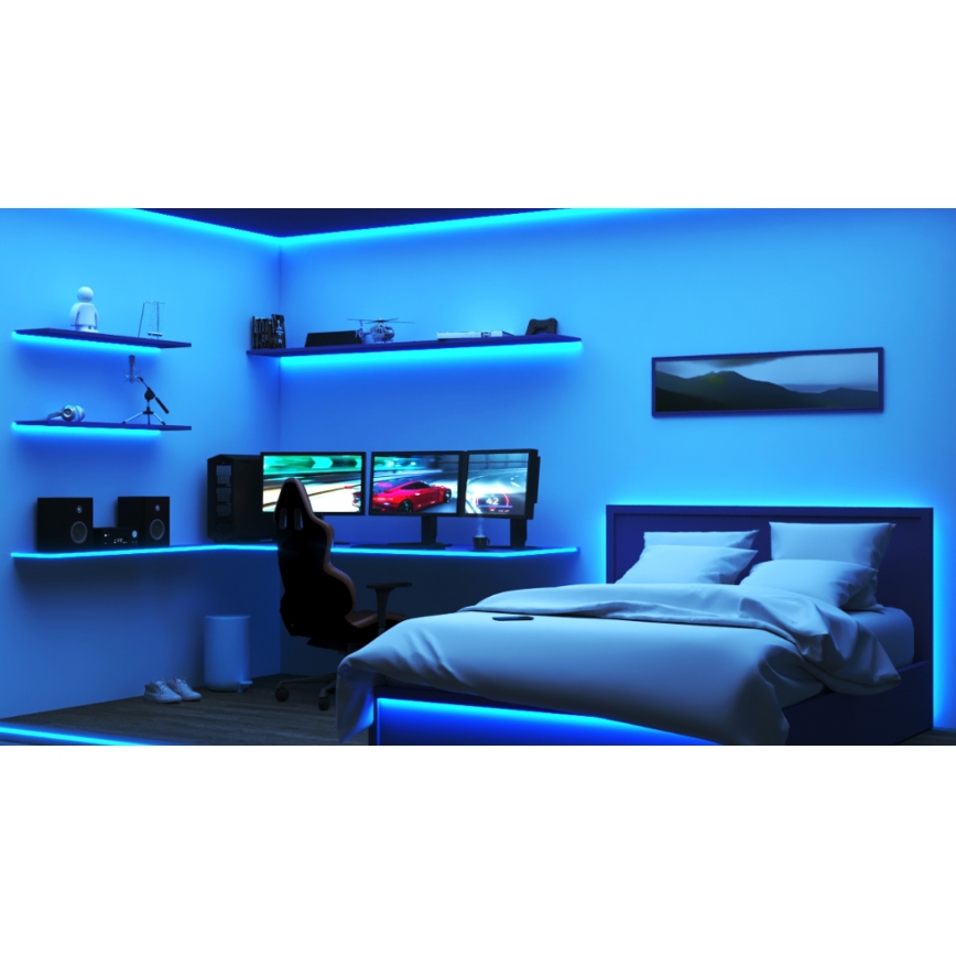 WiZ - LED RGB dimbar LED-remsa 10m LED/12W/230V Wi-Fi