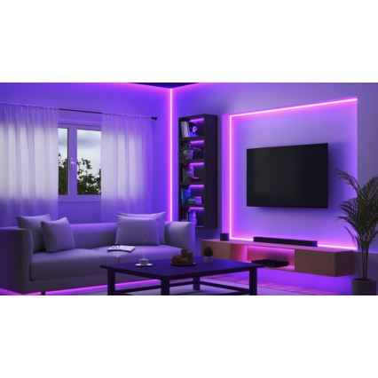 WiZ - LED RGB dimbar LED-remsa 10m LED/12W/230V Wi-Fi