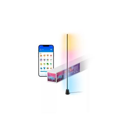WiZ - LED RGBIC dimmbar golvlampa GRADIENT LED/9,7W/230V 2700-6500K Wi-Fi