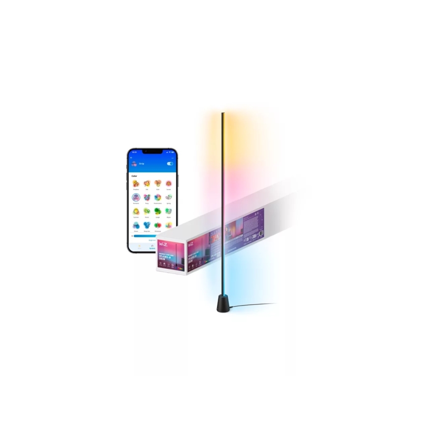 WiZ - LED RGBIC dimmbar golvlampa GRADIENT LED/9,7W/230V 2700-6500K Wi-Fi