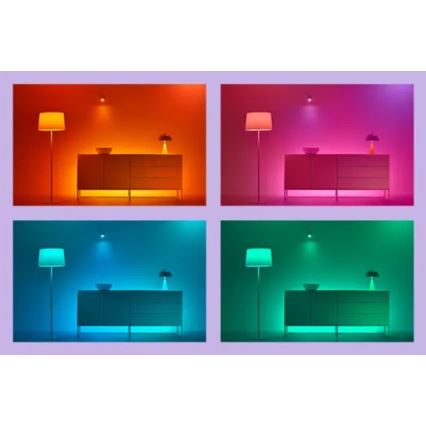 WiZ - LED RGBIC dimmbar golvlampa GRADIENT LED/9,7W/230V 2700-6500K Wi-Fi