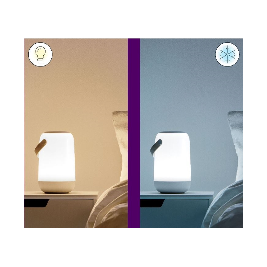 WiZ - LED RGBW dimbar bärbar lampa MOBILE LED/13,5W/5V 2200-6500K Wi-Fi 1800 mAh