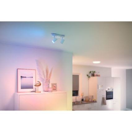 WiZ - LED RGBW Dimbar spotlight IMAGEO 1xGU10/4,9W/230V CRI 90 Wi-Fi svart