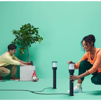 WiZ - LED RGBW dimbar utomhuslampa ELPAS LED/4,8W/12/230V 2700-5000K IP65 Wi-Fi