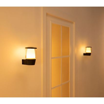 WiZ - LED RGBW dimbar utomhus vägglampa ELPAS LED/8,5W/230V 2700–5000K IP44 Wi-Fi
