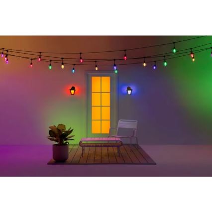 WiZ - LED RGBW Dimbar vägglampa utomhus LED/9,5W/230V 2700-5000K IP44 Wi-Fi