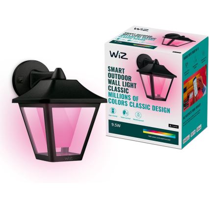 WiZ - LED RGBW Dimbar vägglampa utomhus LED/9,5W/230V 2700-5000K IP44 Wi-Fi