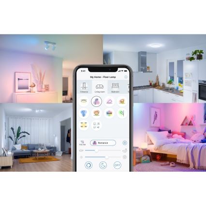 WiZ - LED RGBW Ljusreglerad bordslampa HERO LED/9W/230V 2200-6500K Wi-Fi