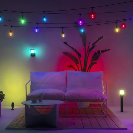 WiZ - Förlängningskit LED RGBW Ljusreglerad utomhus lampa ELPAS LED/3,6W/12V 2700-5000K IP65 Wi-Fi