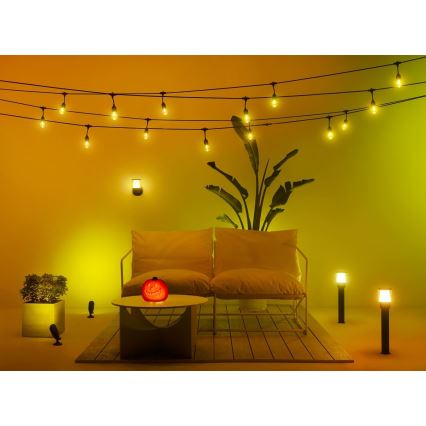 WiZ - Förlängningskit LED RGBW Ljusreglerad utomhus lampa ELPAS LED/3,6W/12V 2700-5000K IP65 Wi-Fi