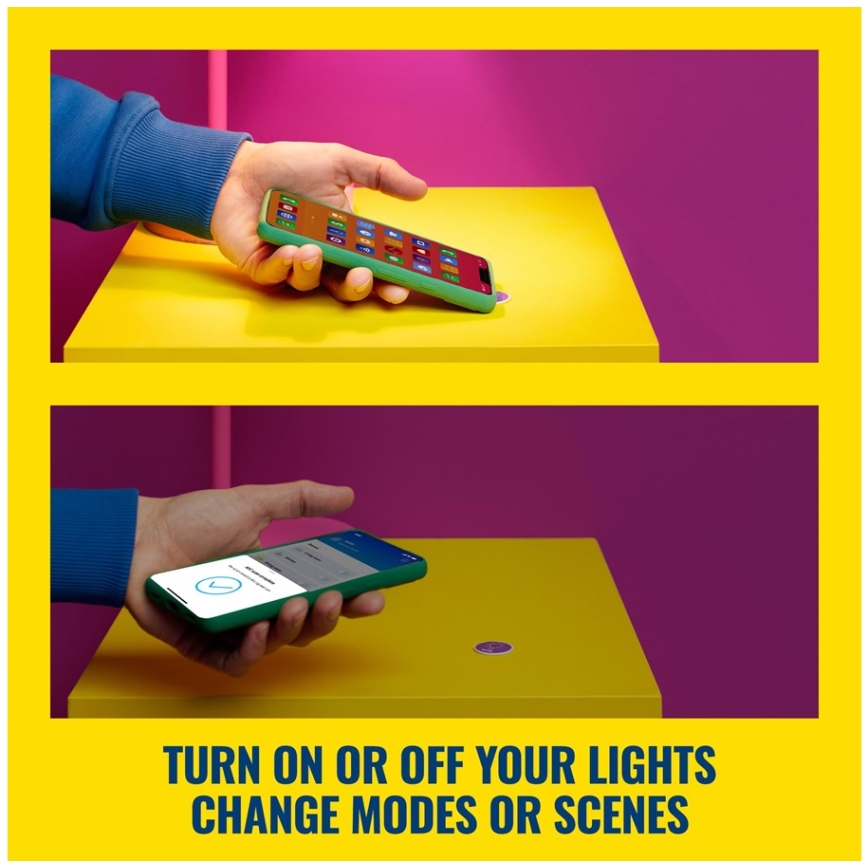 WiZ - NFC självhäftande tag för att kontrolera belysning 4 delar