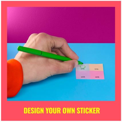 WiZ - NFC självhäftande tag för att kontrolera belysning 4 delar