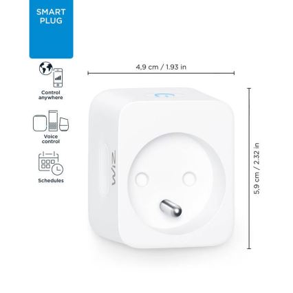 WiZ - Smart uttag E 2300W Wi-Fi