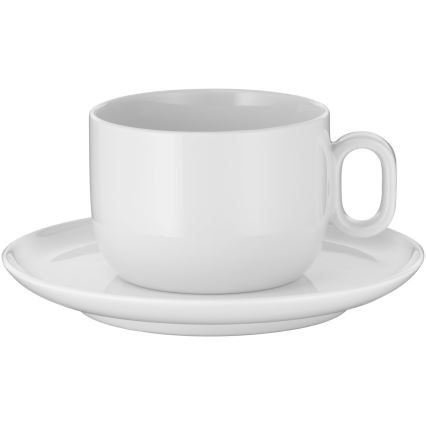 WMF - SET 2x Cappuccinokopp med fat BARISTA 160 ml vit