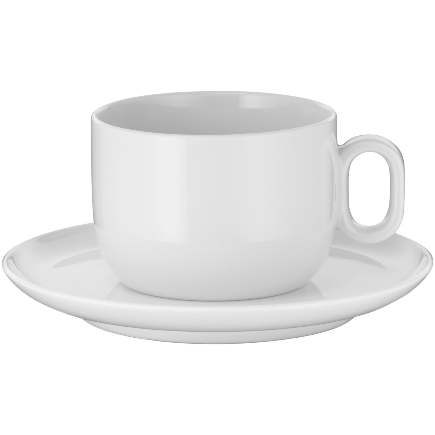WMF - SET 2x Cappuccinokopp med fat BARISTA 160 ml vit
