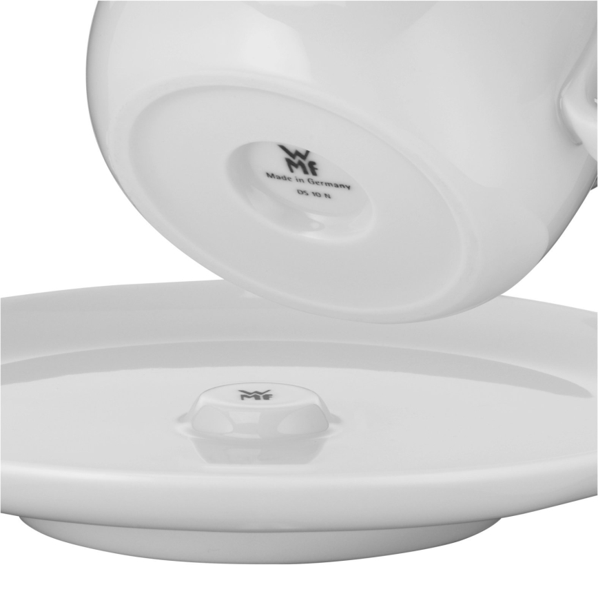 WMF - SET 2x Cappuccinokopp med fat BARISTA 160 ml vit