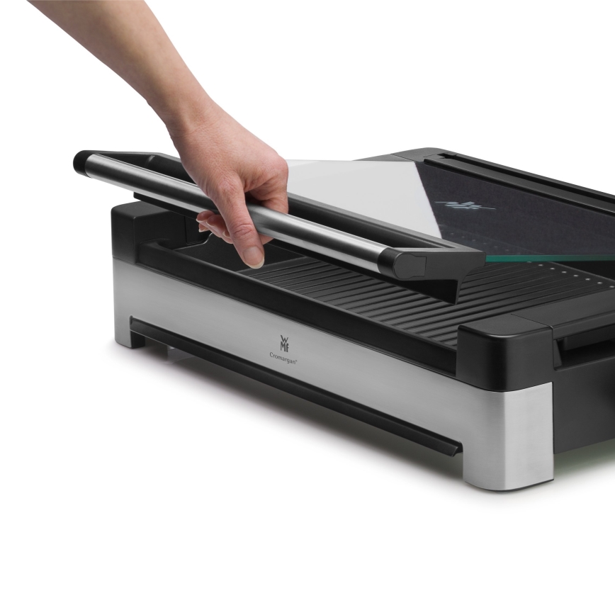 WMF - Elektrisk bordsgrill med lock LONO 2200W/230V rostfri