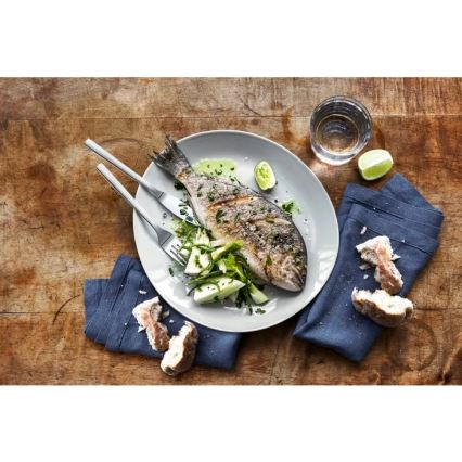 WMF - NUOVA 12-delars set med fiskbestick i rostfritt stål