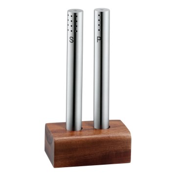 WMF - Saltkar och pepparkar 2 delar 7,8 cm robinia