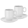 WMF - SET 2x Café Crème-kopp med fat BARISTA 170 ml vit