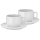 WMF - SET 2x Cappuccinokopp med fat BARISTA 160 ml vit