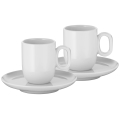 WMF - SET 2x Espresso kopp med fat BARISTA vit