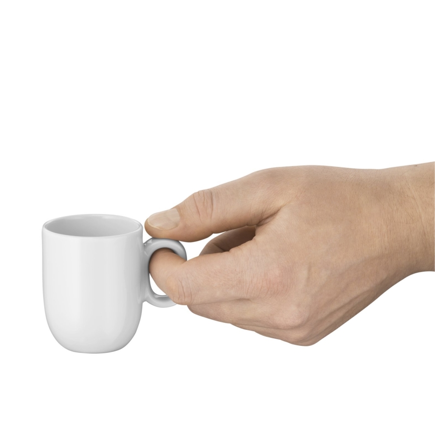 WMF - SET 2x Espresso kopp med fat BARISTA vit