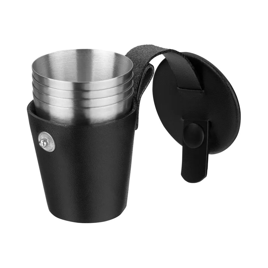 WMF - Set med fickplunta och snapsglas MANHATTAN, 6 delar