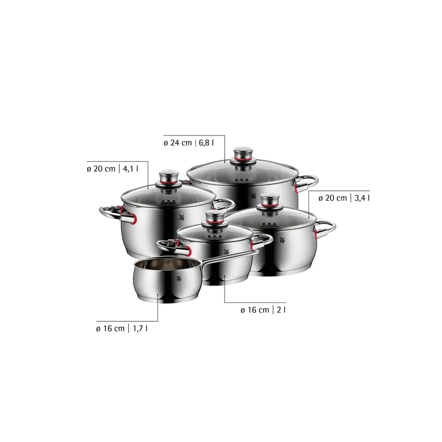 WMF - Set med grytor QUALITY ONE, 5 delar