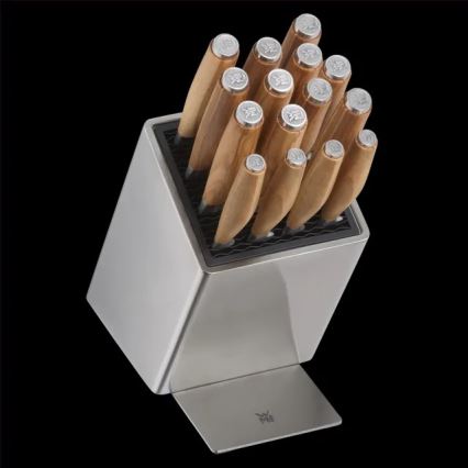 WMF - Set med köksknivar med knivblock GRAND WOOD, 6 delar