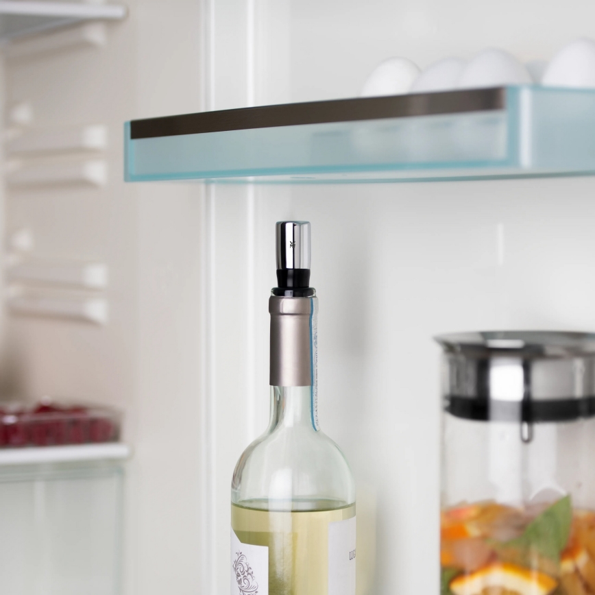 WMF - Vinförslutare i rostfritt stål/svart