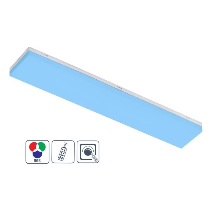 Wofi 11276 - LED RGB Förlängning ljusreglerad fäst panel FOURLIGHTS LED/10W/230V