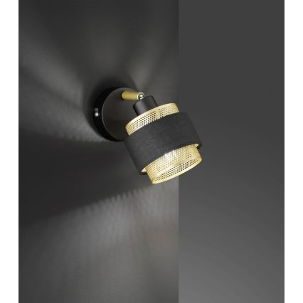 Wofi 11646 - Väggspotlight GROVE 1xE14/28W/230V