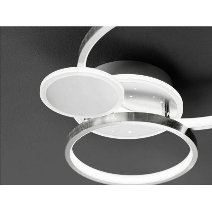 Wofi 11657 - Fäst LED ljusreglerad ljuskrona KIAH LED/32,5W/230V 3000K