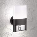 Wofi 12227 - LED Husnummer DIEGO LED/10,5W/230V 3000K IP54