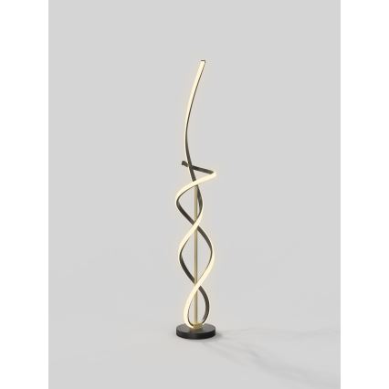 Wofi 3134-104 - LED Dimbar golvlampa INDIGO LED/31W/230V svart/guld