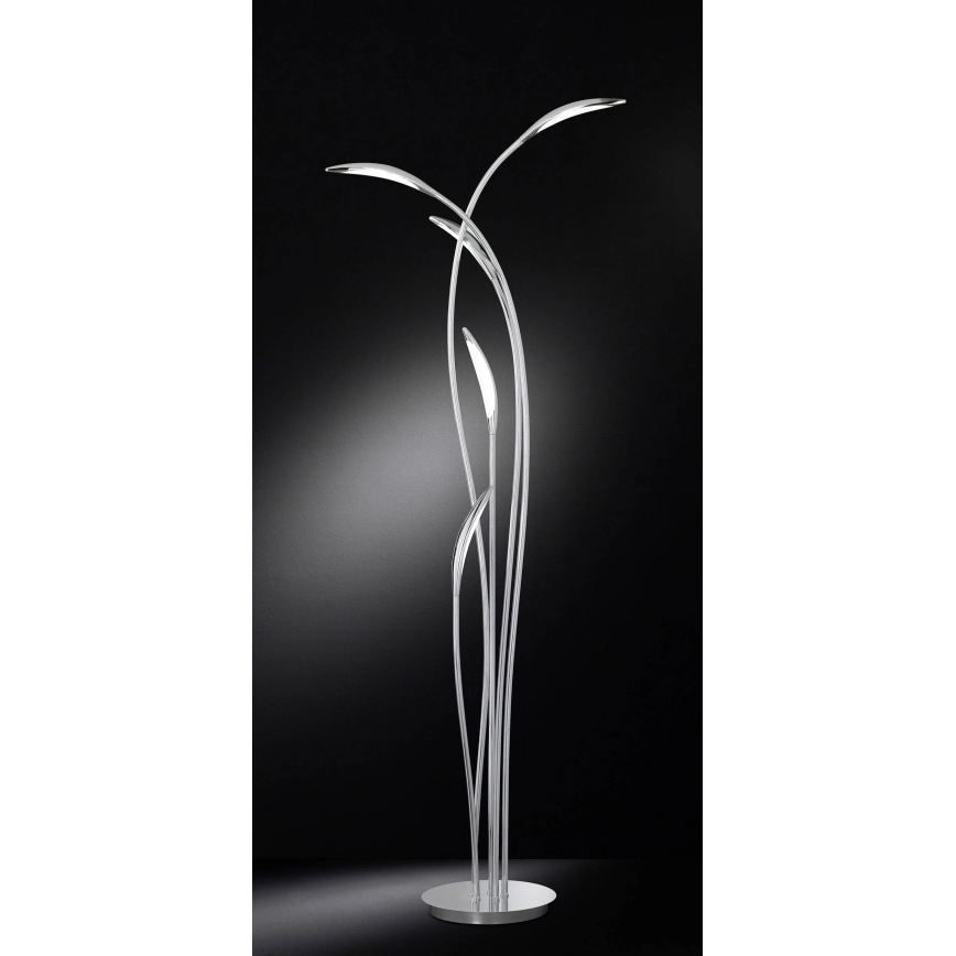 Wofi 3326.05.01.5000 - LED Dimbar golvlampa HAMPTON 5xLED/5,2W/230V + fjärrkontroll