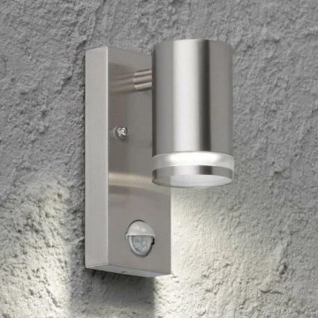 Wofi 4011.01.97.7000 - Utomhus vägglampa med sensor GENTARA 1xGU10/11W/230V IP44