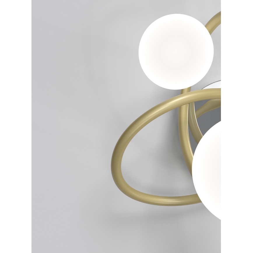 Wofi 4014-201 - LED väggbelysning NANCY 2xG9/3,5W/230V guld/vit