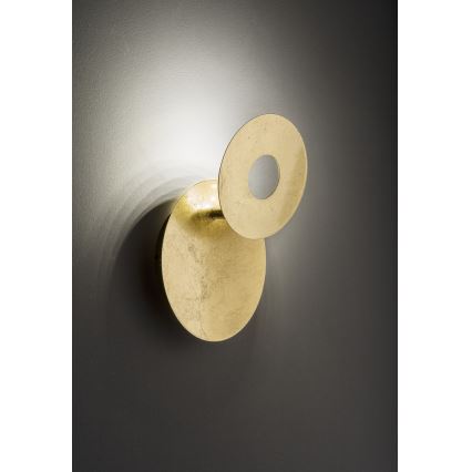 Wofi 4048-101R - LED väggbelysning BAYONNE LED/6,5W/230V guld