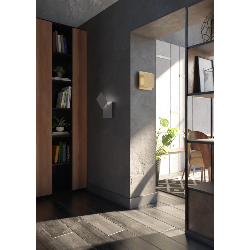 Wofi 4048-102Q - LED väggbelysning BAYONNE LED/6,5W/230V antracit