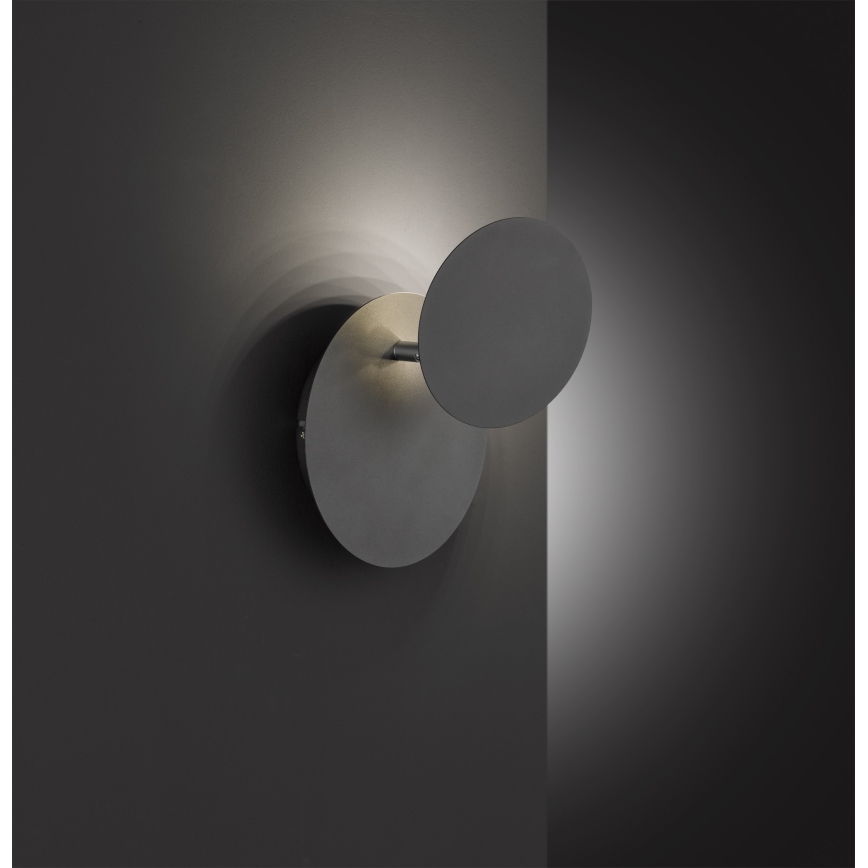 Wofi 4048-102R - LED väggbelysning BAYONNE LED/6,5W/230V antracit